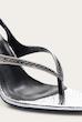 صندل پاشنه بلند زنانه پرتی لیتل سینگ انگلیس اورجینال  Pretty Little Thing SILVER TOE THONG ALMOND TOE HIGH HEELED SANDALS