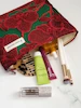 کیف لوازم آرایشی ‏زنانه طرح گل قرمز A GoGo Orginal Red Flower Fashion Canvas Women Cosmetic Handbag