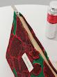 کیف لوازم آرایشی ‏زنانه طرح گل قرمز A GoGo Orginal Red Flower Fashion Canvas Women Cosmetic Handbag