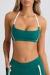 نیم تنه ورزشی بو اند تی BO+TEE اورجینال انگلیس ‏ BO+TEE  Soft Active Scoop-Neck Sports Bra in Varsity Green