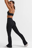 شلوار لگ دمپا کمر وی مشکی اورجینال بو اند تی BO+TEE از انگلیس BO+TEE Soft Active V-Waist Flared Leggings in Black