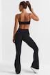 شلوار لگ دمپا کمر وی مشکی اورجینال بو اند تی BO+TEE از انگلیس BO+TEE Soft Active V-Waist Flared Leggings in Black