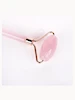 رولر و گواشا سنگ رز کوارتز براش ورکز اورجینال از انگلیس Brushworks Resin Rose Roller & Gua Sha