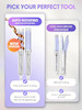 دستگاه جدید فر کننده مو باد سرد کرلی شیگلم ایر فلو بنفش Sheglam One Touch Airflow Styler Pro 