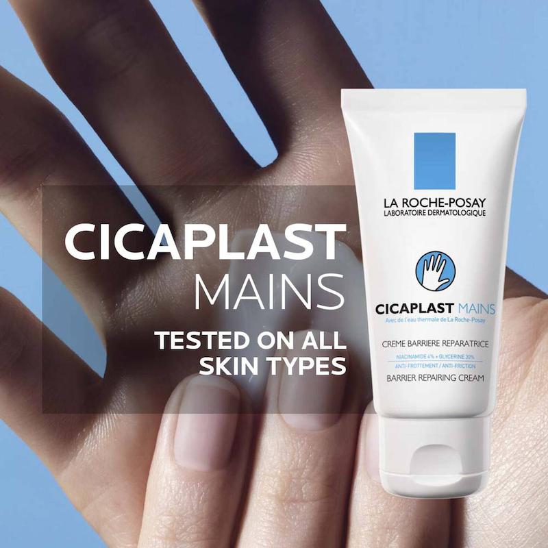کرم ترمیم کننده دست بسیار قوی لاروش پوزای اورجینال از ایتالیا  La Roche-Posay Cicaplast Mains Barrier Repair Hand Cream | 50ml