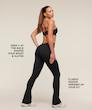 لگ ورزشی دمپا گشاد با کمر V شکل جیم شارک اورجینال از انگلیس Gymshark Lifting Dipped Waistband Flared Leggings 