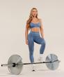 ست ورزشی نیم تنه آستین‌بلند و لگ طرح آداپت جیم شارک اورجینال از انگلیس  Gymshark Adapt Animal Set