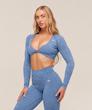 ست ورزشی نیم تنه آستین‌بلند و لگ طرح آداپت جیم شارک اورجینال از انگلیس  Gymshark Adapt Animal Set