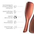 برس گره بازکن تنگل تیزر کروم شکلاتی اورجینال از انگلیس Tangle Teezer The Ultimate Detangler Regular Chrome Chocolate Bronze | Straight to Curly