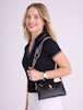 کیف کراس‌بادی زیپ‌دار یو اس پولو اورجینال از آمریکا U.S. Polo Assn. Top Zip Mini Crossbody Bag Ecru