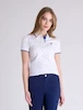 تی‌شرت پولو زنانه سفید یو اس پولو اورجینال آمریکا  U.S. Polo Assn. Dot Print Pique Polo Shirt 