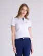 تی‌شرت پولو زنانه سفید یو اس پولو اورجینال آمریکا  U.S. Polo Assn. Dot Print Pique Polo Shirt 