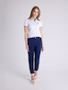 تی‌شرت پولو زنانه سفید یو اس پولو اورجینال آمریکا  U.S. Polo Assn. Dot Print Pique Polo Shirt 