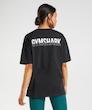 تی‌شرت اورسایز زنانه/یونیسکس جیم‌ شارک اورجینال از انگلیس  Gymshark Fraction Oversized T-Shirt
