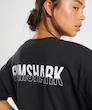 تی‌شرت اورسایز زنانه/یونیسکس جیم‌ شارک اورجینال از انگلیس  Gymshark Fraction Oversized T-Shirt