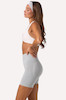 شلوارک ورزشی فاق ‌بلند بو اند تی اورجینال از انگلیس Bo+Tee Define Luxe High-Waist Biker Shorts Fog