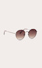 عینک آفتابی گرد با فریم فلزی لاک‌پشتی از انگلیس PrettyLittleThing Metal Frame Round Sunglasses