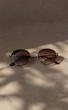 عینک آفتابی گرد با فریم فلزی لاک‌پشتی از انگلیس PrettyLittleThing Metal Frame Round Sunglasses