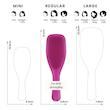 برس مو گره باز کن تنگل تیزر رزبری اورجینال از انگلیس Tangle Teezer The Ultimate Detangler Electric Raspberry 
