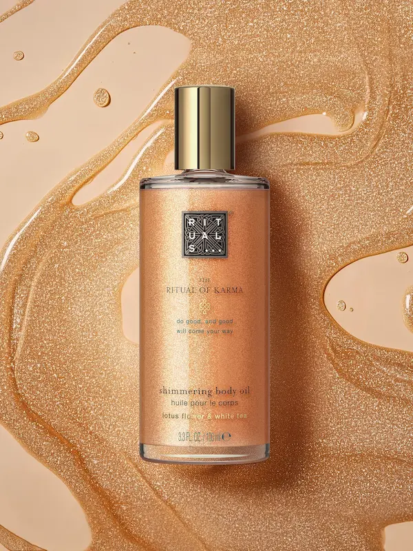 بادی شیمر روغنی ریچوال  Ritual of karma shimmering body oil 