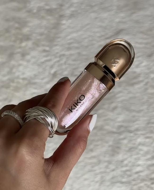 لیپ گلاس سه‌بعدی اورجینال از کیکو میلانو ایتالیا  شماره 41 مرواریدی KIKO MILANO 3D Hydra Lipgloss 