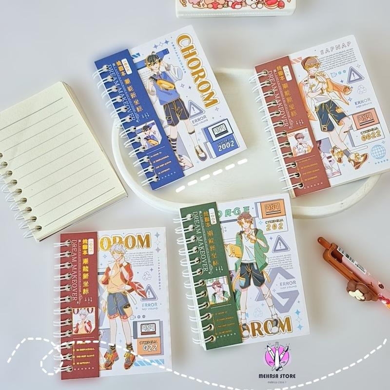 دفترچه پسر انیمه ای