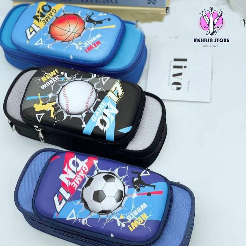 جامدادی ورزشی دو زیپ 