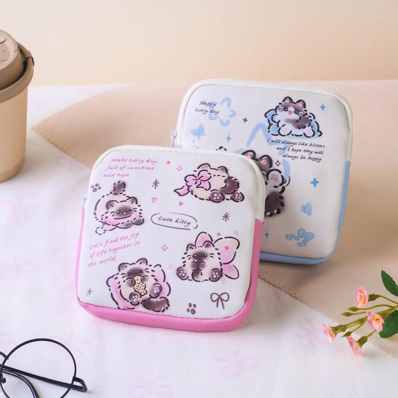 کیف پد بهداشتی – کیف نظم‌دهنده پد بانوان۲ گربه