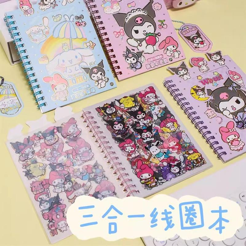 دفترچه استیکری آویز دار گروه سانریو 