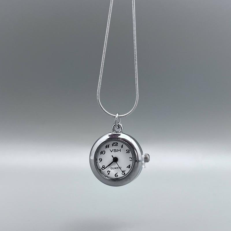 گردنبند ساعت استیل