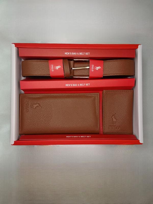 ست سه تکه کیف مردانه چرم مصنوعی