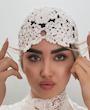 کلاه لئونی قلاب بافی 