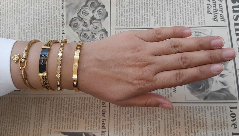 دستبند استیل 