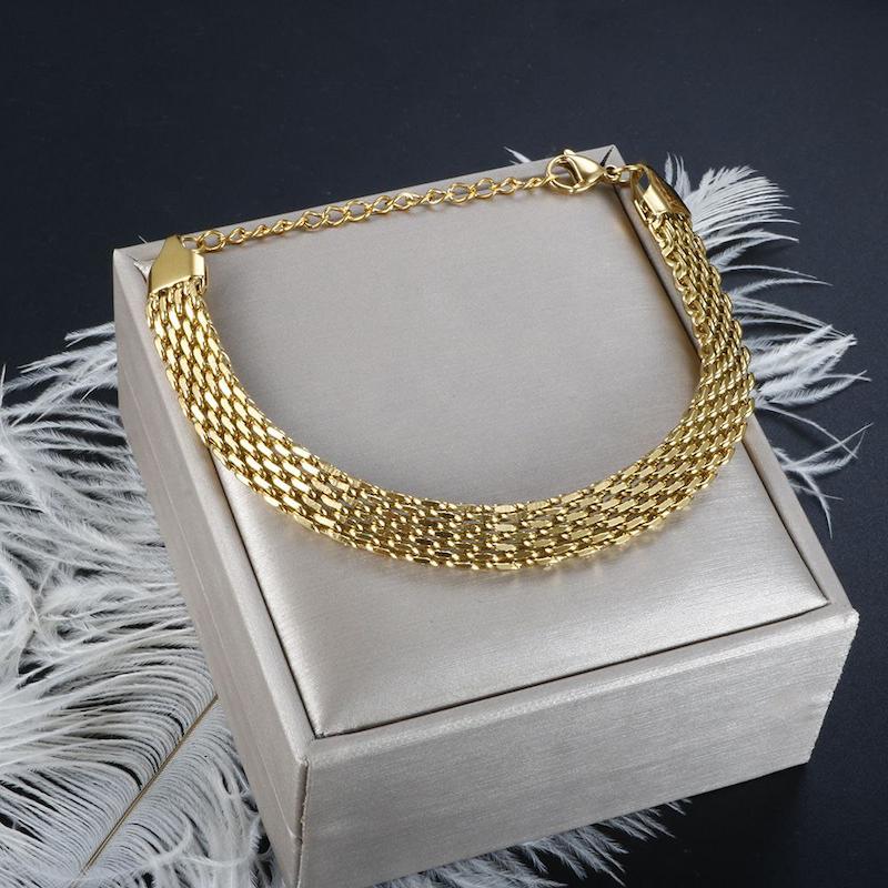 دستبند استیل بافت