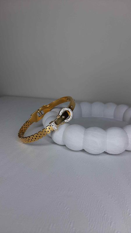 دستبند استیل طرح‌ کمربند