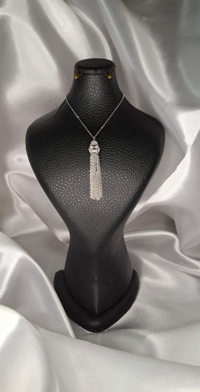 گردنبند رولباسی رومانتویی بازنجیربلند