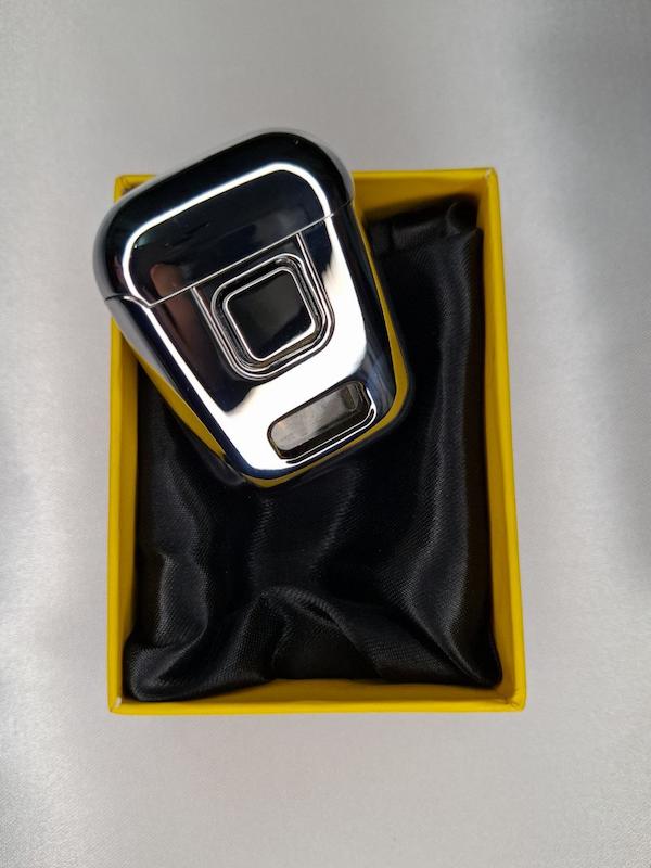 فندک ایرپاد دوشعله استیل جعبه دار