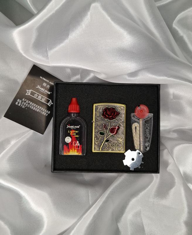 فندک بنزینی سه تکه جعبه دار