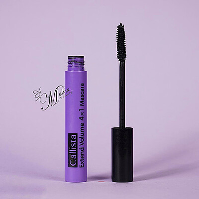 ریمل حجم دهنده کالیستا بنفش مدل اکستندد ولوم Calista Extended Volume Mascara