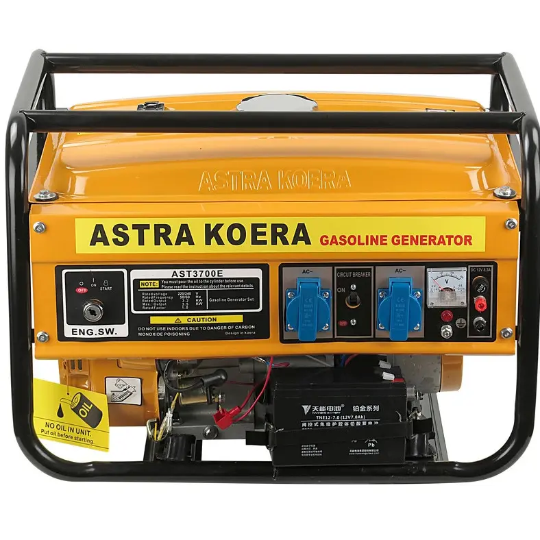 موتور برق آسترا مدل AST3700E ظرفیت ۳.۵ کیلو وات استارتی