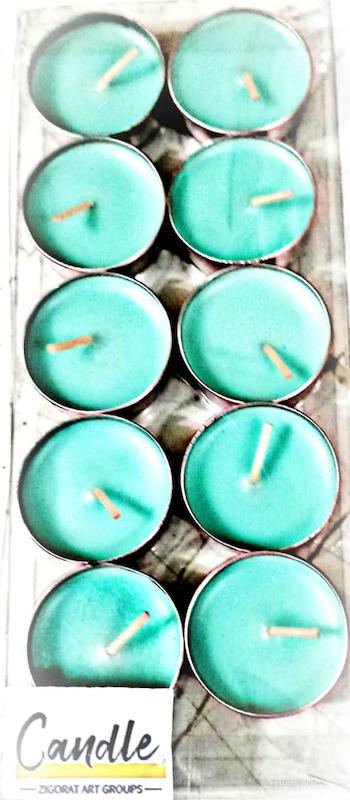 شمع وارمری سبز پاستیلی