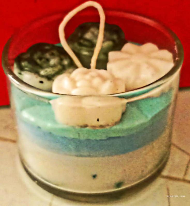 شمع شیشه ای معطر