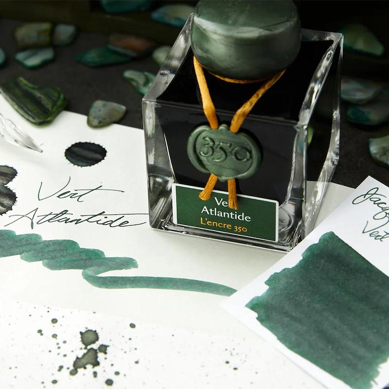 شیشه جوهر خودنویس هربین J.Herbin Vert Atlantide 350 سبز