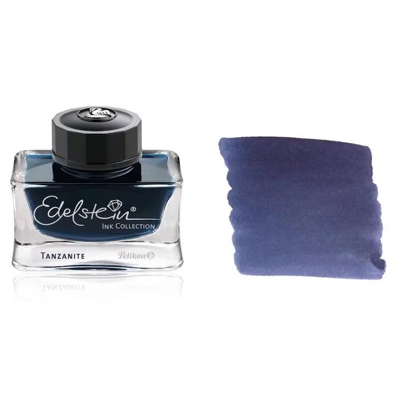شیشه جوهر خودنویس پلیکان Pelikan Edelstein Tanzanite آبی تیره