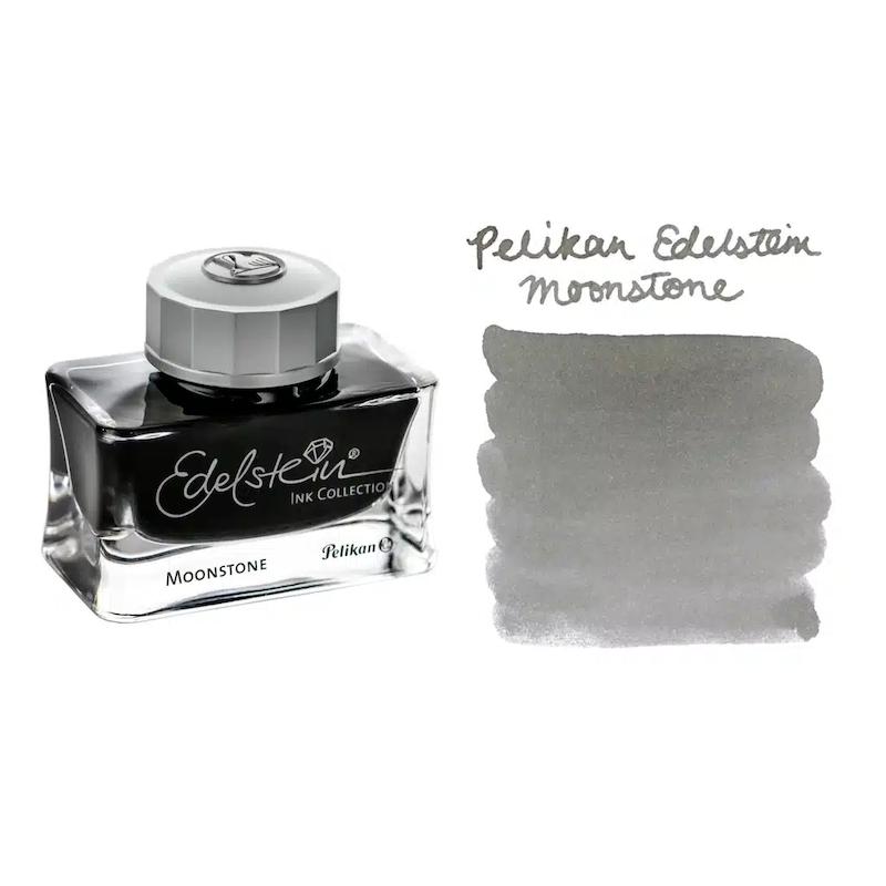 شیشه جوهر خودنویس پلیکان Pelikan Edelstein Moonstone نقره ای