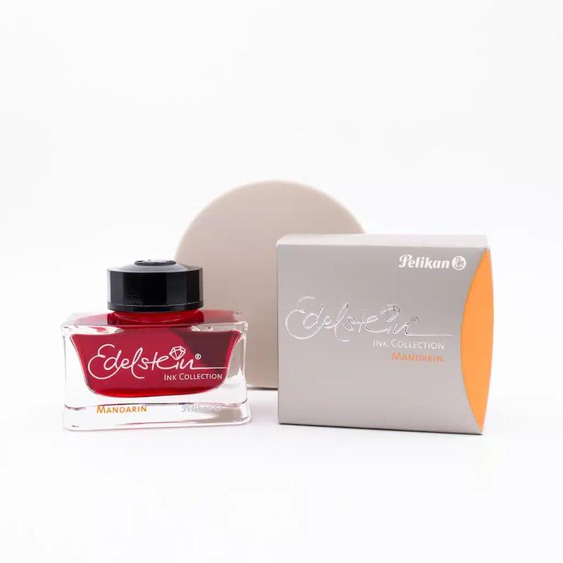شیشه جوهر خودنویس پلیکان Pelikan Edelstein Mandarin نارنجی