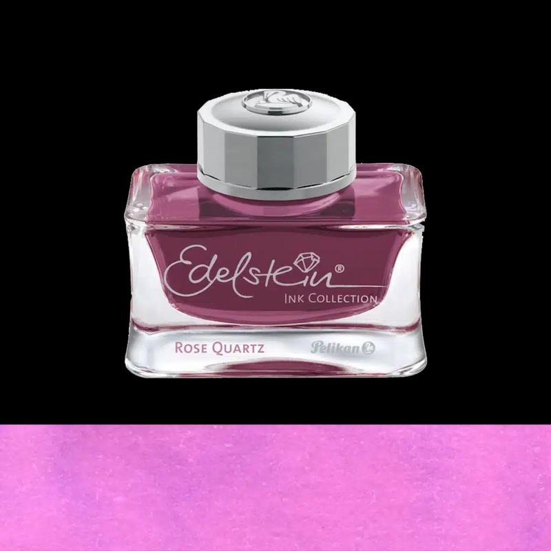 شیشه جوهر خودنویس پلیکان Pelikan Edelstein Rose Quartz صورتی