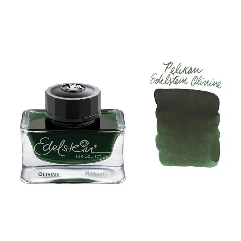 شیشه جوهر خودنویس پلیکان Pelikan Edelstein Olivine سبز
