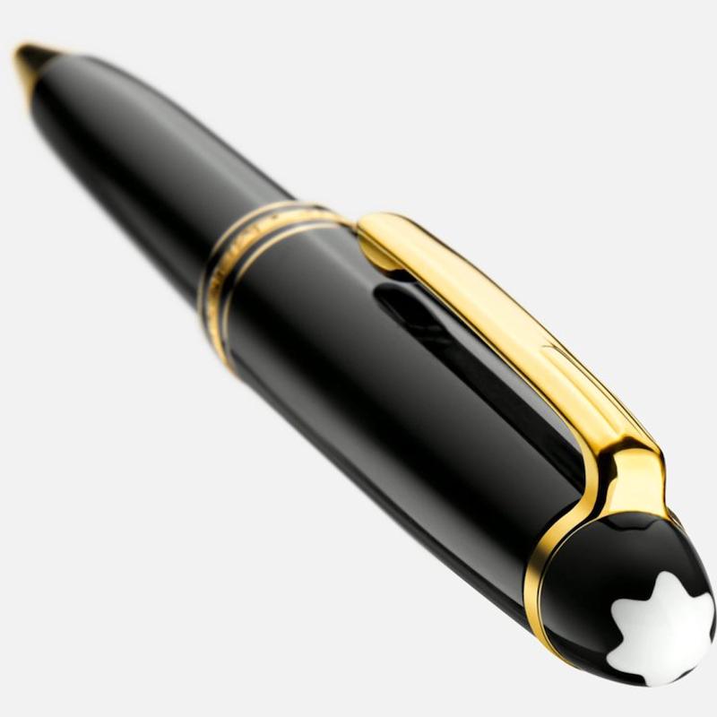خودکار Montblanc Meisterstuck مشکی گیره طلا