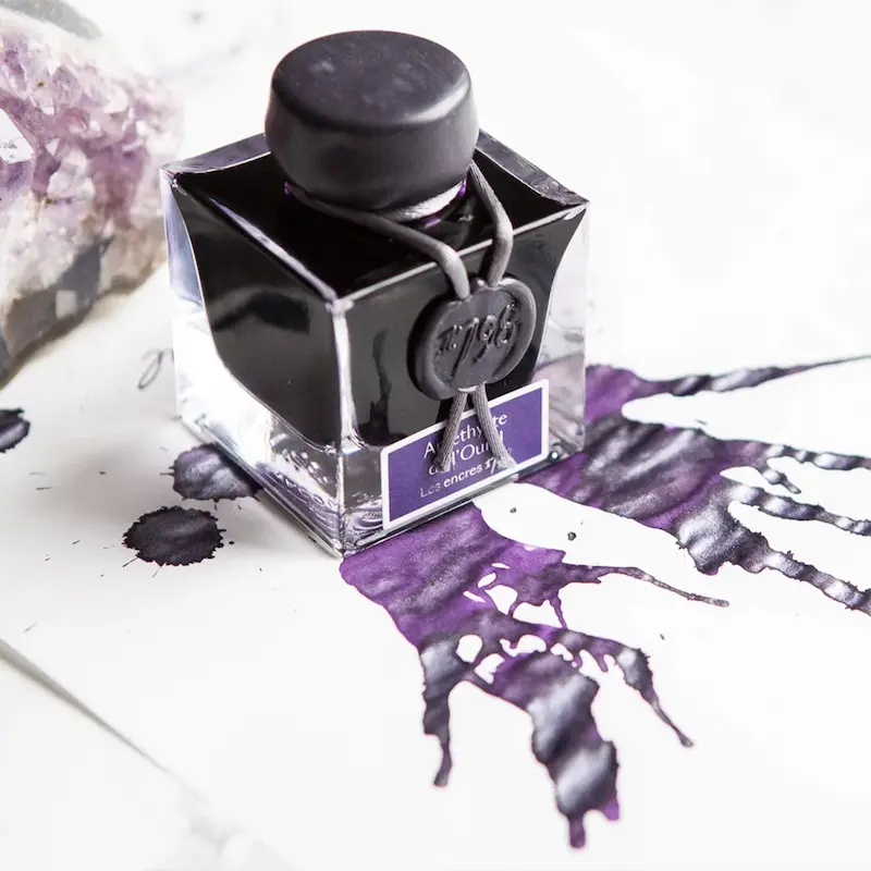 شیشه جوهر خودنویس هربین J.Herbin Urals Amethyst 1798 بنفش